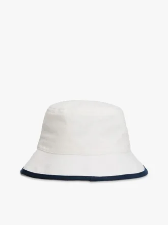 Hilfiger Logo Bucket Hat aus gebürstetem Stoff