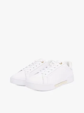 Hilfiger Logo-Ledersneaker