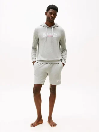 Hilfiger Logo Piqué 8″ Schlafshorts