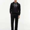 Hilfiger Logo Piqué-Schlaf-Hoodie Hilfiger Logo Piqué-Schlaf-Hoodie