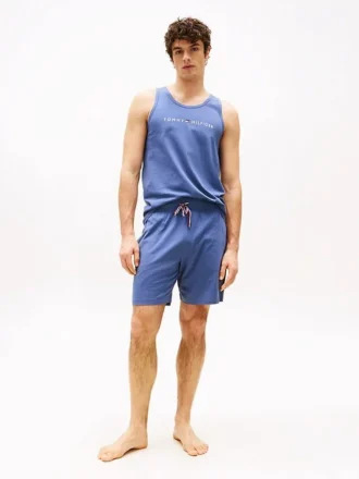 Hilfiger Logo Pull-On Schlafshorts