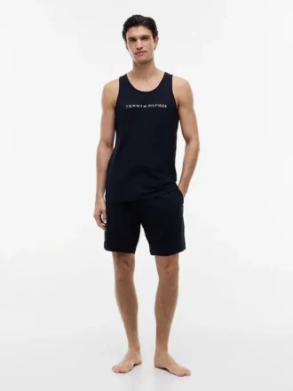 Hilfiger Logo Pull-On Schlafshorts