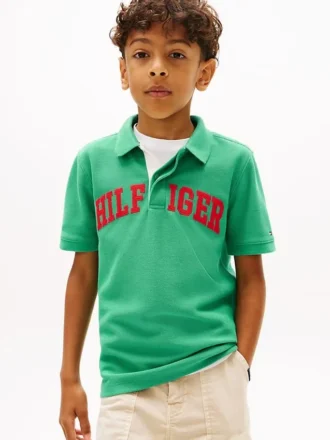 Hilfiger-Polo mit Grafik für Kinder