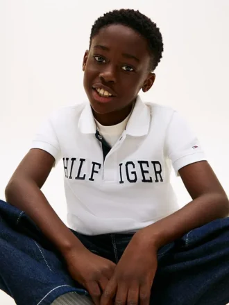 Hilfiger-Polo mit Grafik für Kinder