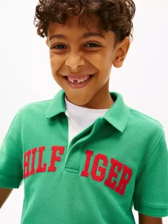 Hilfiger-Polo mit Grafik für Kinder