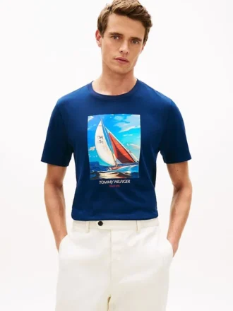 Hilfiger Sailing T-Shirt mit Fotoprint
