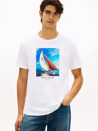 Hilfiger Sailing T-Shirt mit Fotoprint