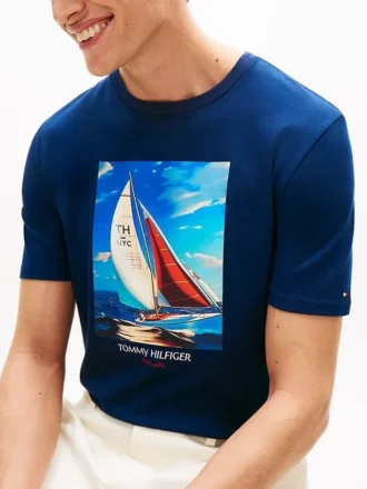 Hilfiger Sailing T-Shirt mit Fotoprint