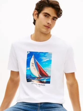 Hilfiger Sailing T-Shirt mit Fotoprint