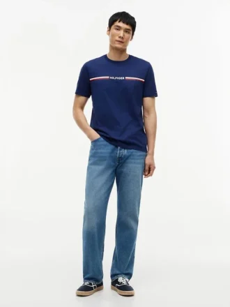 Hilfiger Signature Stripe Logo T-Shirt