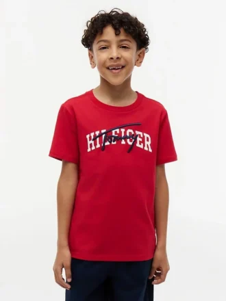 Hilfiger T-Shirt mit Grafik für Kinder
