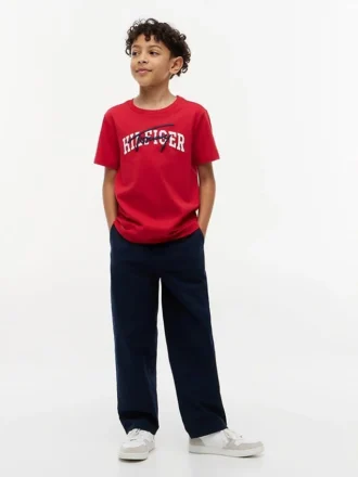 Hilfiger T-Shirt mit Grafik für Kinder