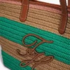 Häkel-Tragetasche mit maritimen Streifen
