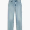Hoch taillierte, konisch zulaufende Jeans Hoch taillierte, konisch zulaufende Jeans