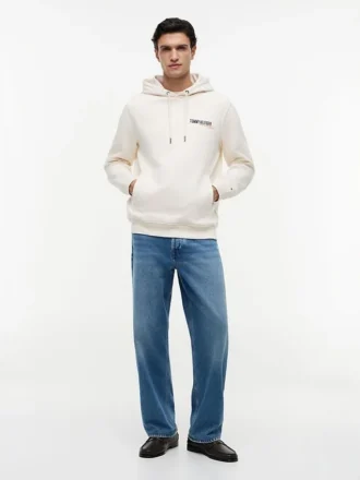 Hoodie mit Desert-Palm-Grafik auf dem Rücken