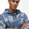 Hoodie mit gebürsteter Innenseite und tropischem Print Hoodie mit gebürsteter Innenseite und tropischem Print
