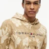 Hoodie mit gebürsteter Innenseite und tropischem Print Hoodie mit gebürsteter Innenseite und tropischem Print