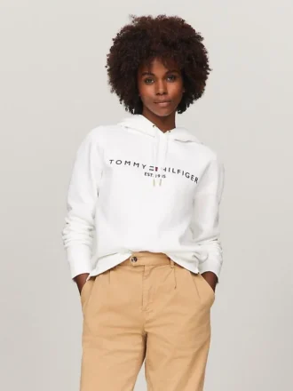 Hoodie mit gesticktem Tommy-Logo
