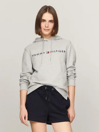 Hoodie mit gesticktem Tommy-Logo