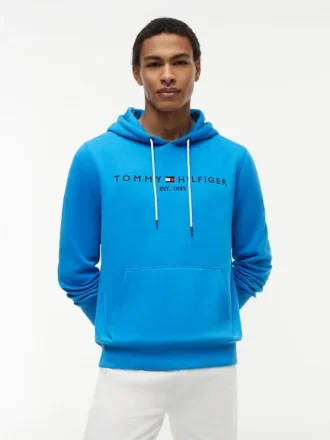 Hoodie mit gesticktem Tommy-Logo