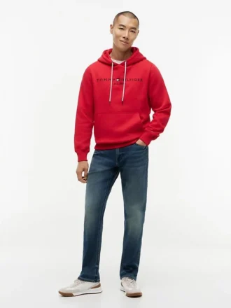 Hoodie mit gesticktem Tommy-Logo