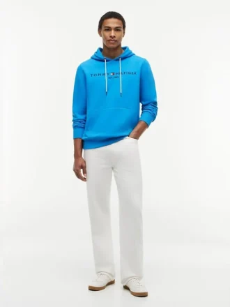 Hoodie mit gesticktem Tommy-Logo