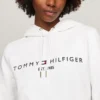 Hoodie mit gesticktem Tommy-Logo Hoodie mit gesticktem Tommy-Logo