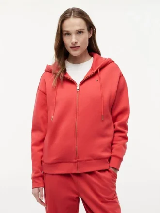 Hoodie mit Reißverschluss in lockerer Passform