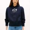 Hoodie mit Wappen-Logo und gebürsteter Innenseite