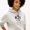 Hoodie mit Wappen-Logo und gebürsteter Innenseite
