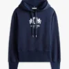 Hoodie mit Wappen-Logo und gebürsteter Innenseite