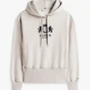 Hoodie mit Wappen-Logo und gebürsteter Innenseite