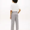 Hose mit weitem Bein und Knöchellänge Hose mit weitem Bein und Knöchellänge