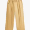 Hose mit weitem Bein und Knöchellänge Hose mit weitem Bein und Knöchellänge