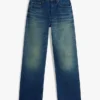 Jeans mit mittlerer Leibhöhe und geradem, lockerem Schnitt Jeans mit mittlerer Leibhöhe und geradem, lockerem Schnitt