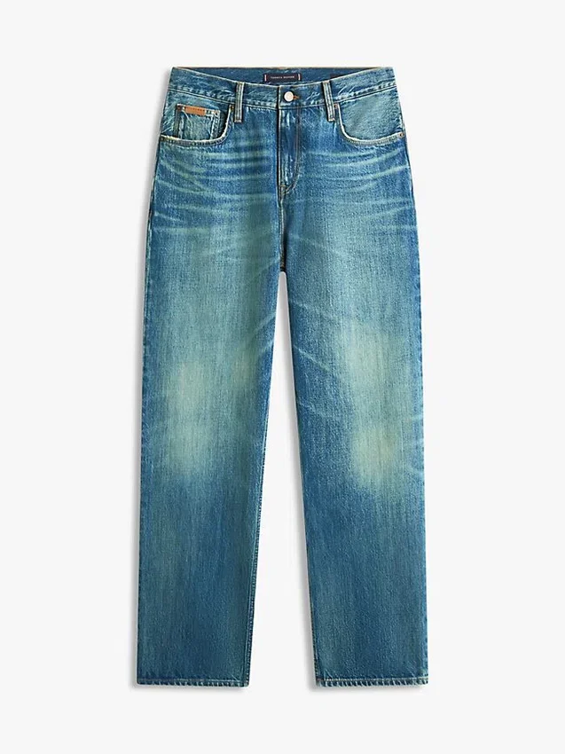 Jeans mit Schnallenverschluss Jeans mit Schnallenverschluss