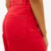 Jeans mit unversäubertem Saum, hoher Taille und weitem Bein Jeans mit unversäubertem Saum, hoher Taille und weitem Bein