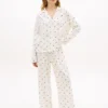Jersey-Hose mit Blumenprint