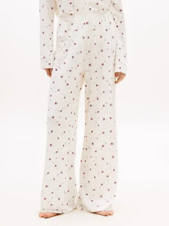 Jersey-Hose mit Blumenprint