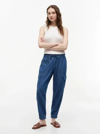 Jogginghose aus Stretch-Baumwolle