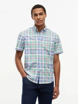 Kariertes Oxford-Hemd in Regular Fit