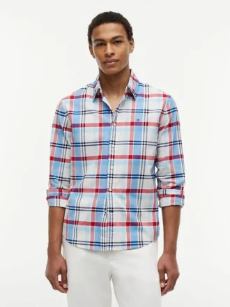 Kariertes Oxford-Hemd in Regular Fit