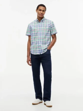 Kariertes Oxford-Hemd in Regular Fit
