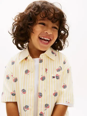 Kinder-Basketball-Shirt mit Stretch und Tasche