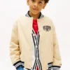 Kinder-Bomberjacke aus gebürstetem Twill Kinder-Bomberjacke aus gebürstetem Twill