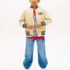 Kinder-Bomberjacke aus gebürstetem Twill Kinder-Bomberjacke aus gebürstetem Twill