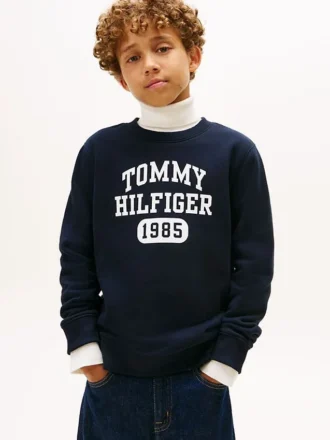 Kinder-Fleece-Sweatshirt mit Logo