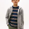 Kinder-Hoodie mit Reißverschluss und Logo Kinder-Hoodie mit Reißverschluss und Logo