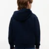 Kinder-Hoodie mit Reißverschluss und tonalen Flaggen