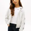Kinder-Hoodie mit Strass-Stern-Logo